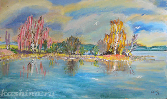 "Моя весна" картина Евгении Кашиной "Моя весна" картина Евгении Кашиной