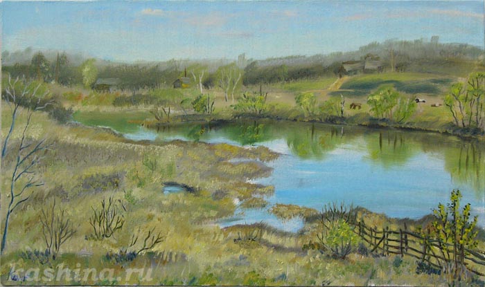 "Пастораль" картина Евгении Кашиной "Пастораль" картина Евгении Кашиной