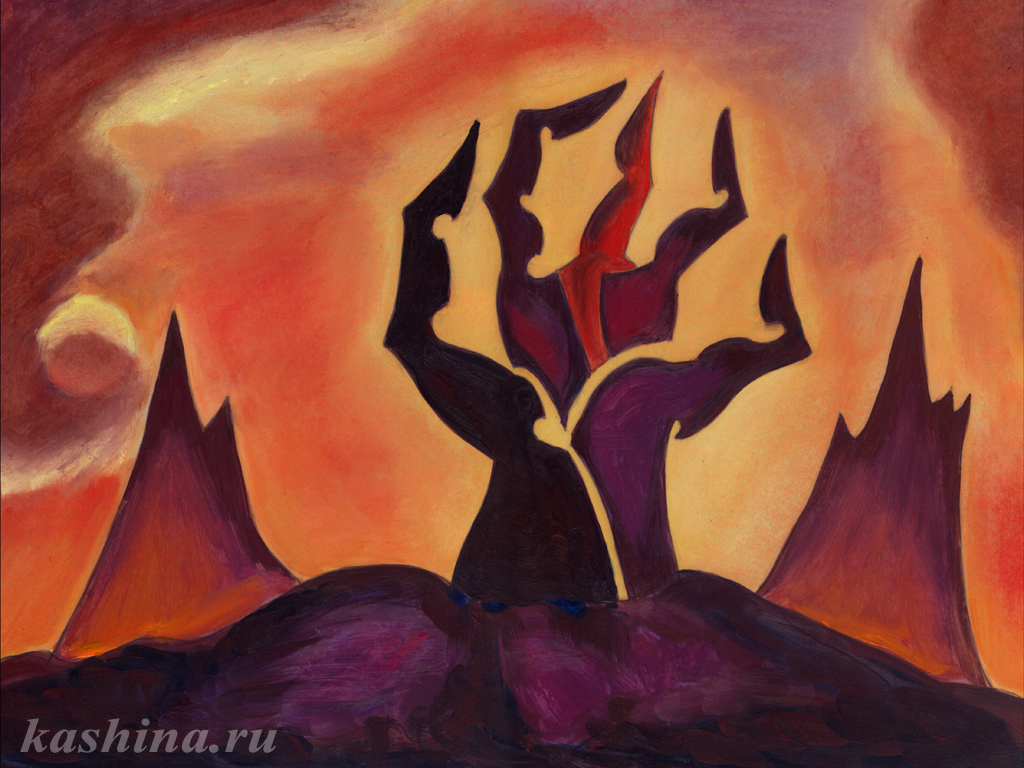 "Армия Чародея", картина Евгении Кашиной к московской постановке мюзикла "Последнее Испытание" "Армия Чародея", картина Евгении Кашиной к московской постановке мюзикла "Последнее Испытание"