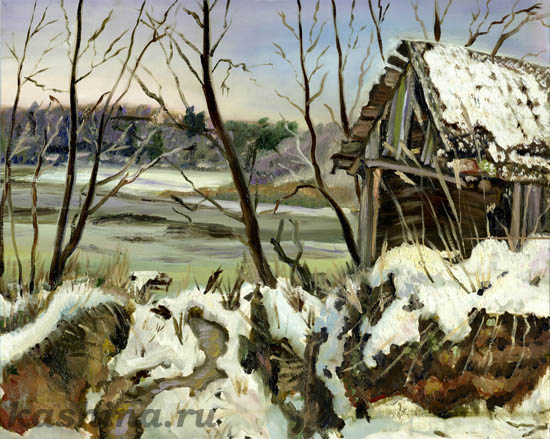 "Ранняя весна", картина Евгении Кашиной "Ранняя весна", картина Евгении Кашиной