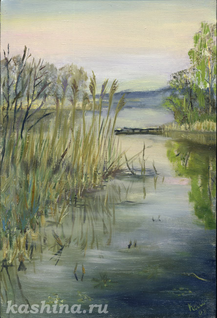 "Мечтательный вечер" картина Евгении Кашиной "Мечтательный вечер" картина Евгении Кашиной